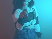 Your girlfriend loses at strip beer pong to your bully. 1/16