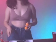 Your girlfriend loses at strip beer pong to your bully. 14/16