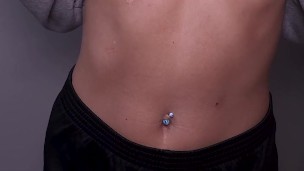 Flashing my small, perky tits