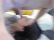 Throatfuck ends up with huge cumshot all over her pretty face 10/16