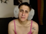 Sick Girl Makes Snotty Mess Cough Sneezing Nose Blowing 1/16