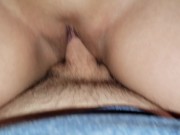 Horny stepsister's tight pussy filled with her stepbrothers cum - No birth control 3/16