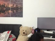 I suck my husband's cock and get on all fours until I cum 5/16