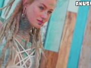 Hard ANAL fuck for Tattooed Girl - Balls Deep Assfuck for Goth Slut - ATM, Facial 4/16