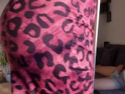 Step Mom caught Step Son with boner and helped him cum on her perfect ass 2/16