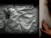 Listening to sex of neighbours | roommate girl have a visit from her stepbrother and share bed