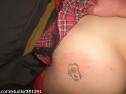 fucking her rough and eating her dripping wet pussy in hot cosplay anime outfit 4/16