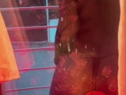 I undress on my balcony when I'm really horny 9/16