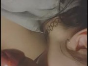 Waking up with a dick in my mouth 16/16