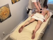 Straight gay massage seduction - French construction guy got seduced by gay masseur 4/16