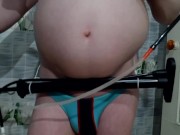 Inflation with 2 big pumps at the same time and a powerful burp, as well as navel play on my X🎈 12/16