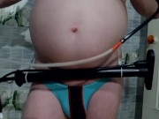 Inflation with 2 big pumps at the same time and a powerful burp, as well as navel play on my X🎈 13/16