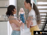 MOMMY'S GIRL - Bickering Petite Stepsisters Kimmy Kimm & Alexis Tae Tease Nosy Stepmom Bunny Madison 1/16