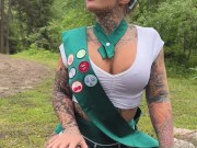 Girl Scout Shows You How She Earned Her Badges 1/16