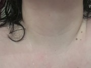 BBW gets face fucked by dragon dildo 12/16