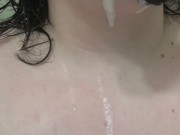 BBW gets face fucked by dragon dildo 16/16