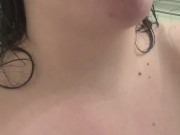 BBW gets face fucked by dragon dildo 3/16