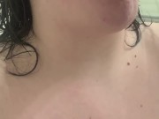 BBW gets face fucked by dragon dildo 5/16