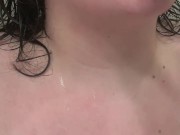 BBW gets face fucked by dragon dildo 9/16