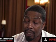 DEVILS FILM - Petite Lesbian Girl Wants Her Pussy Pounded By Her Boss' Huge Cock 2/16