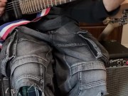 Horny emo boy cant stop touching his hard stick sloppy style 13/16