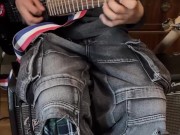 Horny emo boy cant stop touching his hard stick sloppy style 2/16