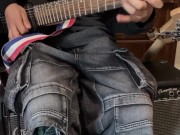 Horny emo boy cant stop touching his hard stick sloppy style 3/16