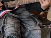 Horny emo boy cant stop touching his hard stick sloppy style 5/16