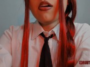 Makima chewing tiny watermelon 10/16