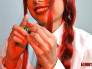 Makima chewing tiny watermelon 5/16