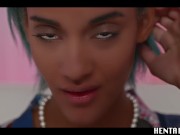 Ebony Black Girl Solo Dildo Fucking - Real Life Hentai Bdsm Creampie with Capri Lmonde 2/16