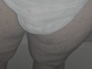 Making a mess in my diaper and enjoying it 3/16