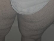 Making a mess in my diaper and enjoying it 4/16