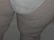 Making a mess in my diaper and enjoying it 7/16