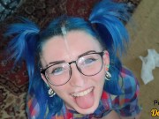 a selection of a lot of serma for a cute schoolgirl with glasses 16/16