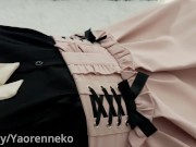 Amateur footjob in boots 6/16