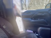 初の野外露出で恥じらう人妻／日本人素人／個人撮影 4/16