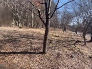 初の野外露出で恥じらう人妻／日本人素人／個人撮影 8/16