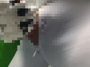 japanese chubby masturbating in a suit. 14/16