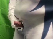 japanese chubby masturbating in a suit. 2/16