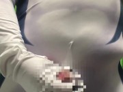 japanese chubby masturbating in a suit. 5/16