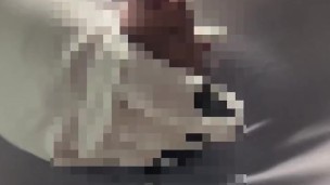 japanese chubby masturbating in a suit.