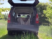 Public car sex with Scandinavian blonde Milf. Huge orgasms for both! 11/16