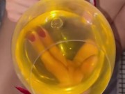 I peed in a glass, he cum there and peed too. What happened next? write to me for the continuation