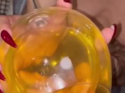 I peed in a glass, he cum there and peed too. What happened next? write to me for the continuation 11/16