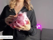 NUDE Try-On of a Transparent Mini Dress * Yours Dolly 2/16