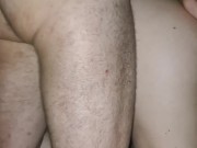 I spread her pussy with my cock and it gets all wet 4/16