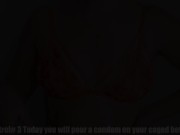 I ordered him to pour the bull’s used condom right into his own cage 💦😈Dam 1/16