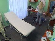 Busty Blonde Needs Help in the Doctors Toilet - Fake Hospital 4/16