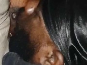 CHOCOLATE NIPS GETS SLURPED AND LICKED BY GORILLA P!!!!!!!!! 2/16